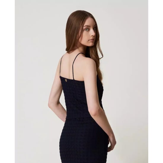 Twin-set Knitted top/ gehaakte top met ring - Image 4