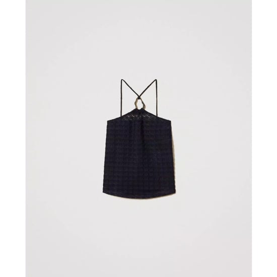 Twin-set Knitted top/ gehaakte top met ring - Image 5