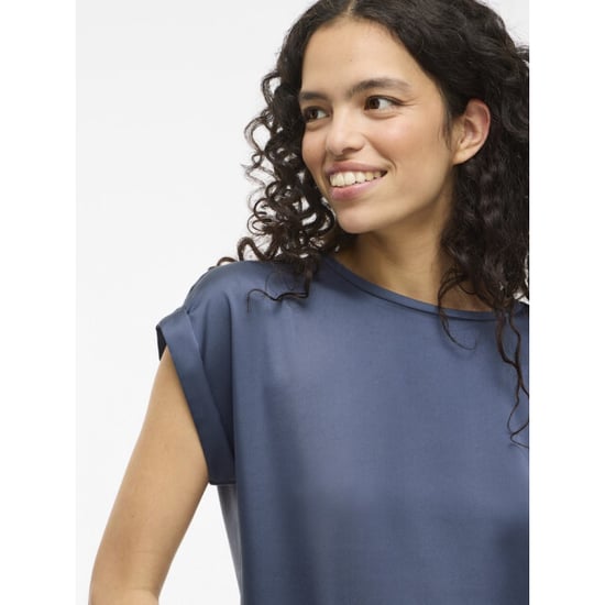 Vila Viellette ss satin top noos raf - Image 5
