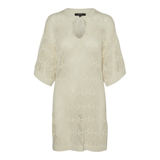 Vero Moda Vmmalta 24 v-neck pullover beige - Image 1