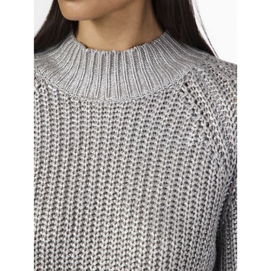 Y.A.S Yasmarissi ls knit pullover alloy/silver - Image 5