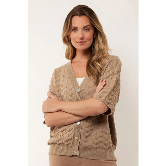 G-Maxx Tate knitting cardigan taupe - Image 4