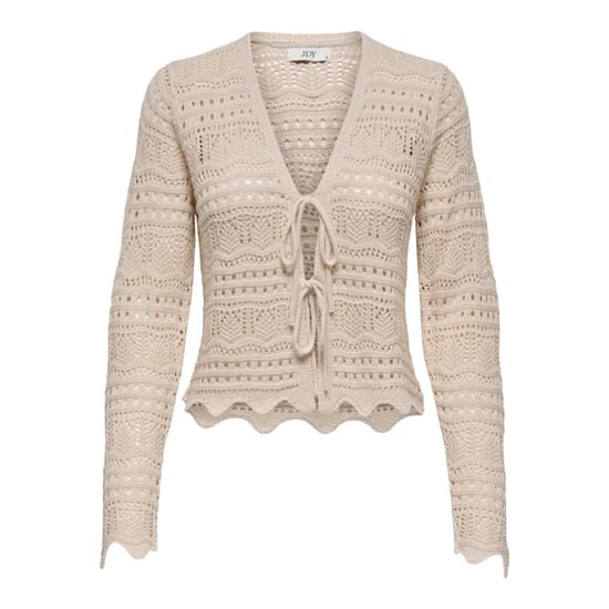 Jacqueline de Yong Sun lay l/s v-neck tie cardigan - Image 1