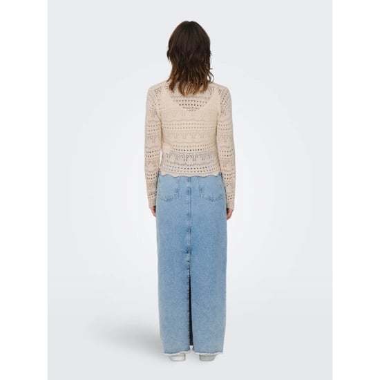 Jacqueline de Yong Sun lay l/s v-neck tie cardigan - Image 2