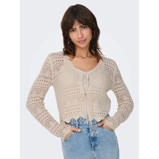 Jacqueline de Yong Sun lay l/s v-neck tie cardigan - Image 5