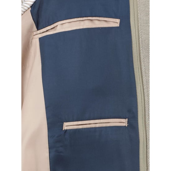 Bos Bright Blue Colbert d7,5 lommer jacket with inlay 241037lo45bo/367 olive night - Image 3
