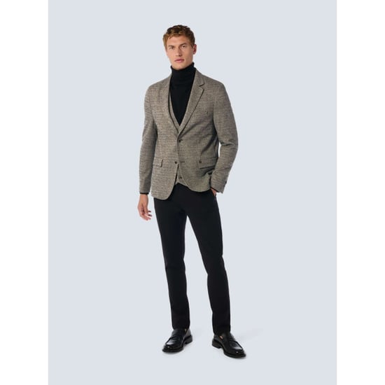 No Excess Blazer stretch jersey melange black - Image 4