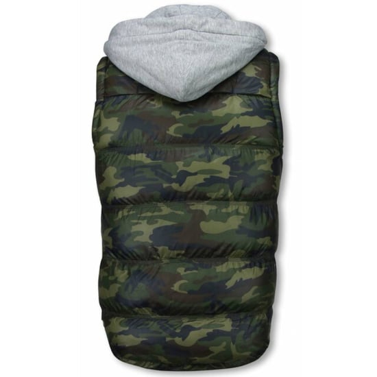 Enos Bodywarmer camouflage vest capuchon - Image 3