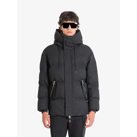 Antony Morato Mannen winterjas in dobby techno fabric with contrast in washed - Image 2