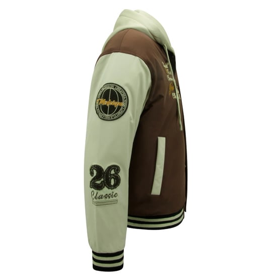 Enos Baseball jas met capuchon oversized 8632 - Image 3