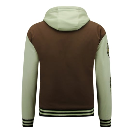 Enos Baseball jas met capuchon oversized 8632 - Image 4