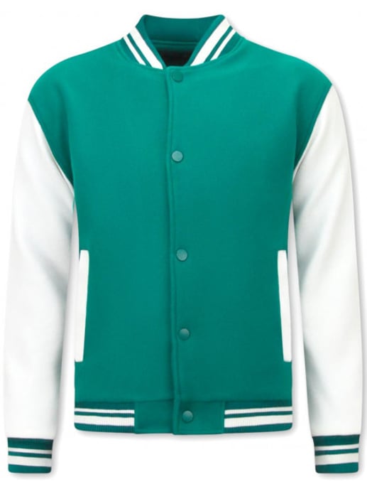Enos Collegejassen classic groen - Image 1
