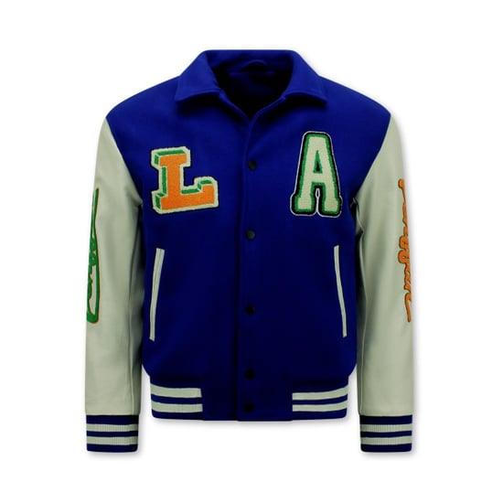 Enos Geborduurde retro college jackets oversized 851 - Image 4