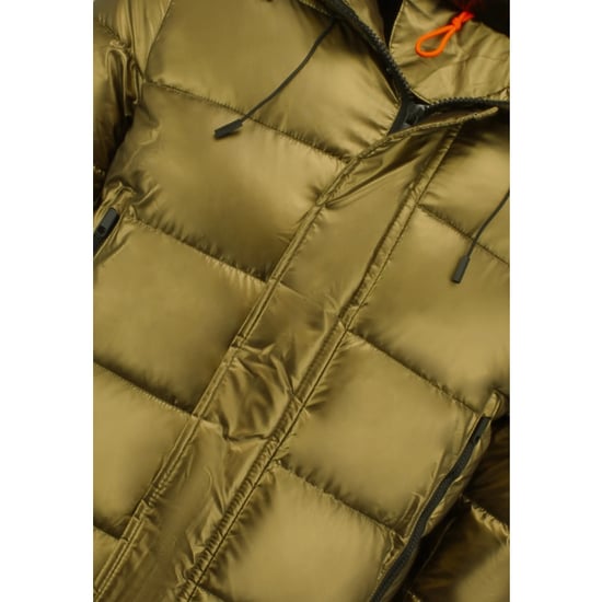 Enos Goudkleurige puffer jas met capuchon - Image 6