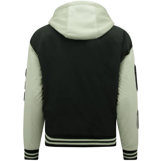 Enos Oversized college jassen met capuchon 8630 - Image 5