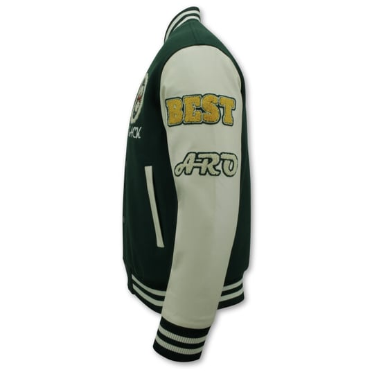 Enos Vintage oversized varsity jacket 7086 - Image 3