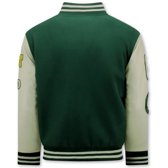 Enos Vintage oversized varsity jacket 7086 - Image 6