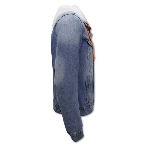 Local Fanatic Denim spijkejack met capuchon - Image 3