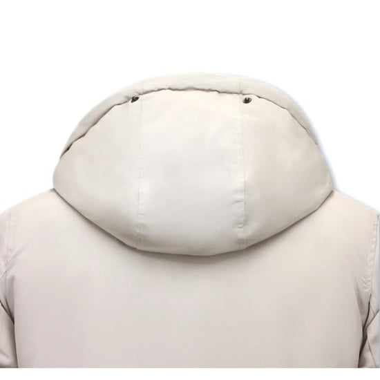 Enos Gewatteerde parka met capuchon beige - Image 2