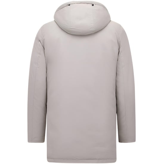 Enos Gewatteerde parka met capuchon beige - Image 4