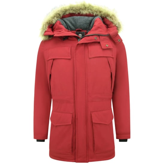 Enos Lange parka jas met bontkraag - Image 4