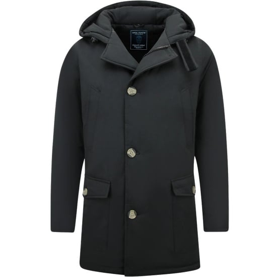 Enos Lange parka met capuchon - Image 4