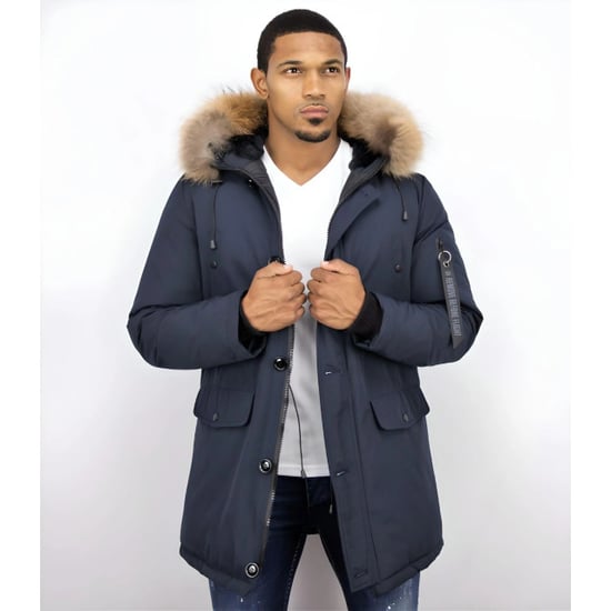 Enos Parka jas met bontkraag - Image 2