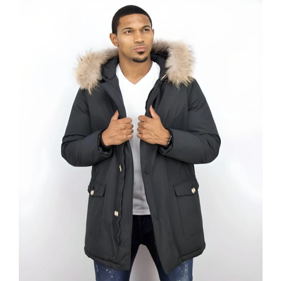 Enos Parka jas met bontkraag - Image 3