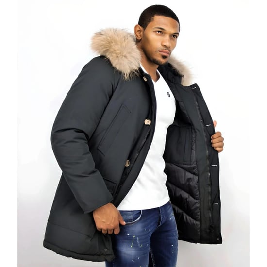 Enos Parka jas met bontkraag - Image 6