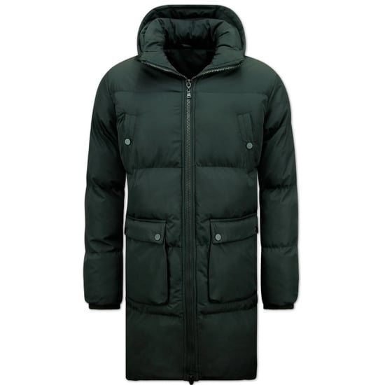 Local Fanatic Lange puffer winterjas met capuchon 3361 - Image 6