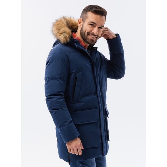 Ombre Winterjas heren - marine c554 - Image 4