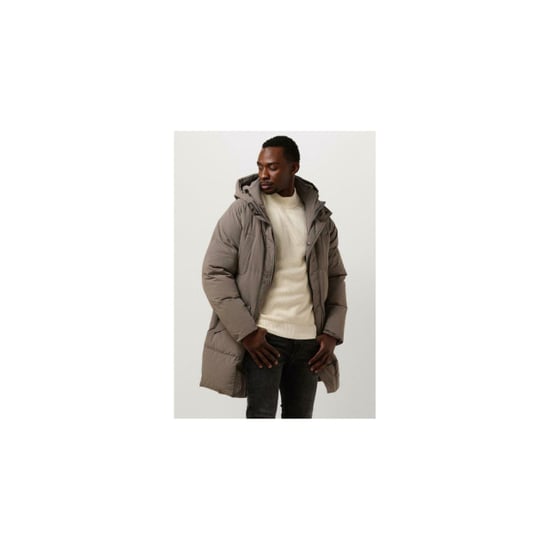 Purple Brand Padded Puffer Coat Grey - Image 1