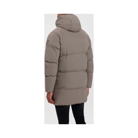 Purple Brand Padded Puffer Coat Grey - Image 3