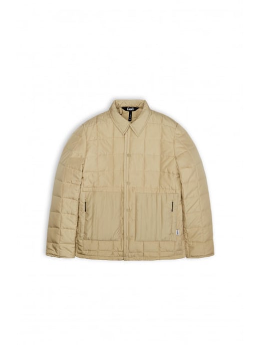 Rains 18200 liner shirt jacket sand - Image 2