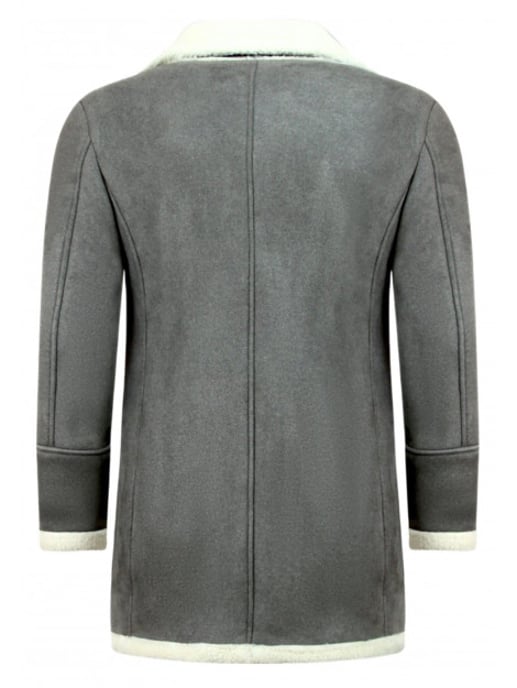 Tony Backer Imitatie bontjas lang lammy coat - Image 4
