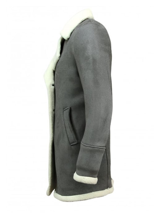Tony Backer Imitatie bontjas lang lammy coat - Image 5