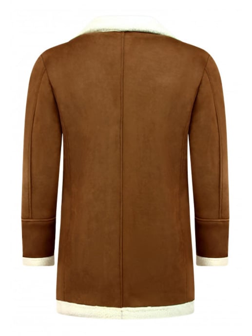 Tony Backer Imitatie bontjas lammy coat lang - Image 4