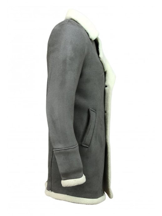 Tony Backer Imitatie bontjas lang lammy coat - Image 6