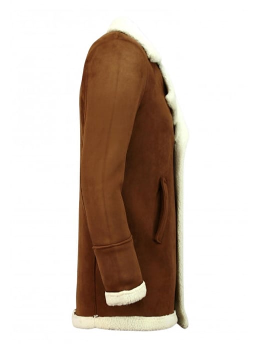 Tony Backer Imitatie bontjas lammy coat lang - Image 6