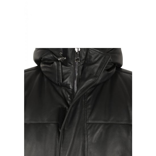 Cycas D'or Polaris leren puffer jas lange leren parka - - Image 2