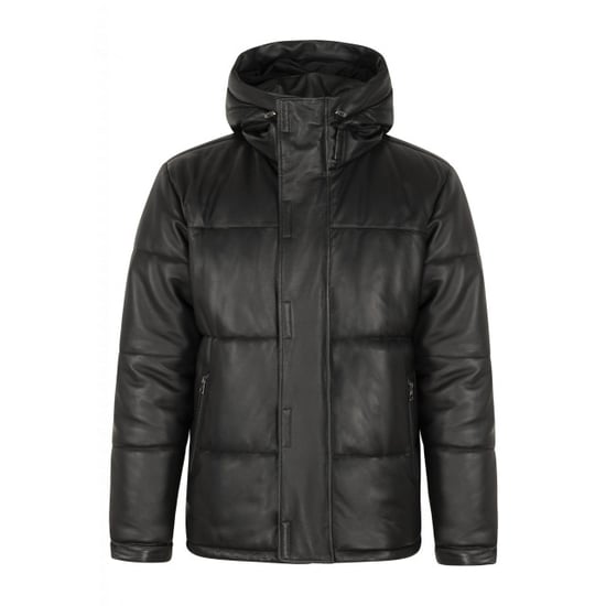 Cycas D'or Polaris leren puffer jas lange leren parka - - Image 3