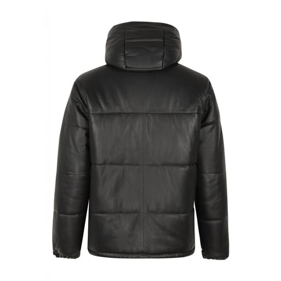 Cycas D'or Polaris leren puffer jas lange leren parka - - Image 4