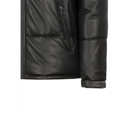 Cycas D'or Polaris leren puffer jas lange leren parka - - Image 5