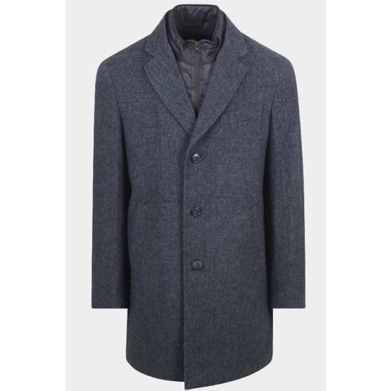 Suitable Wollen jas twill coat nk-5227nsh/73969 - Image 1