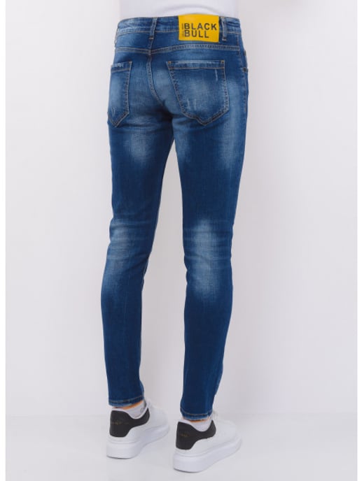 Local Fanatic Blue ripped jeans slim fit - Image 6