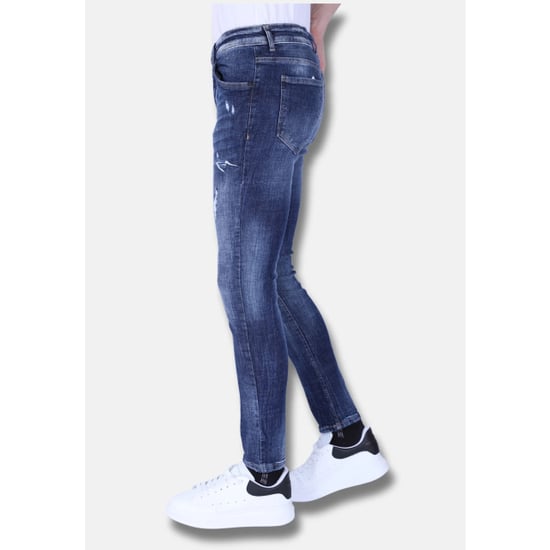 Local Fanatic Denim blue stone washed jeans slim fit 1103 - Image 2