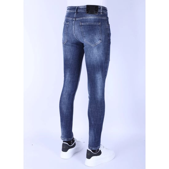 Local Fanatic Denim blue stone washed jeans slim fit 1103 - Image 4