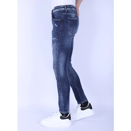 Local Fanatic Denim blue stone washed jeans slim fit 1103 - Image 5