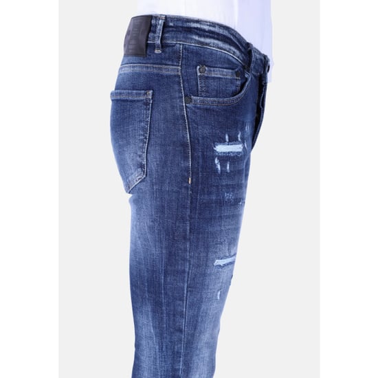 Local Fanatic Denim blue stone washed jeans slim fit 1103 - Image 6