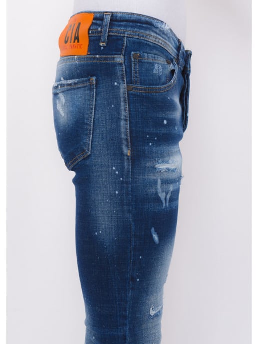 Local Fanatic Designer jeans h paint splatter slim fit - Image 3